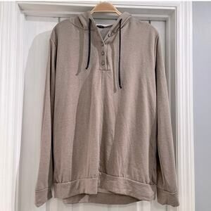 Staccato Women's Brown 3/4 Button-Up Hoodie
Sz L